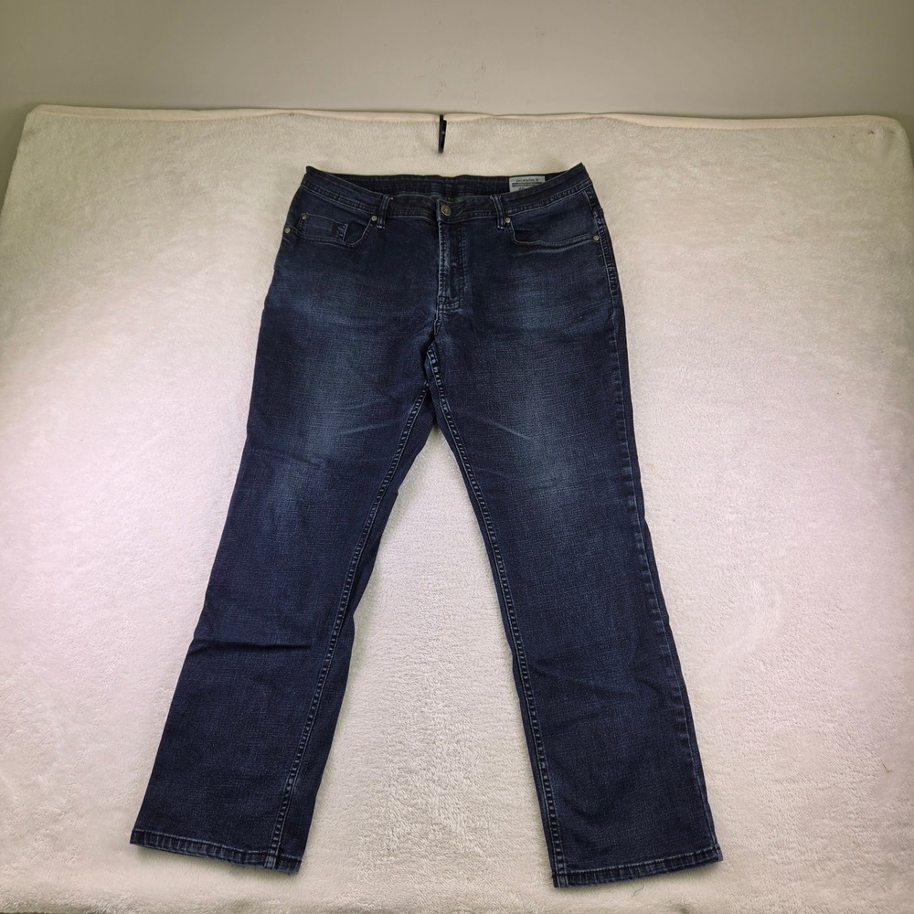 Buffalo David Bitton Jackson-X Straight Stretch Jeans Dark Wash 40x32 (39x29.5)
